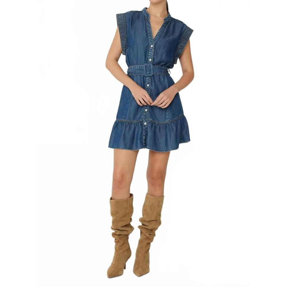 NEW JS71 evan mini dress in mineral wash